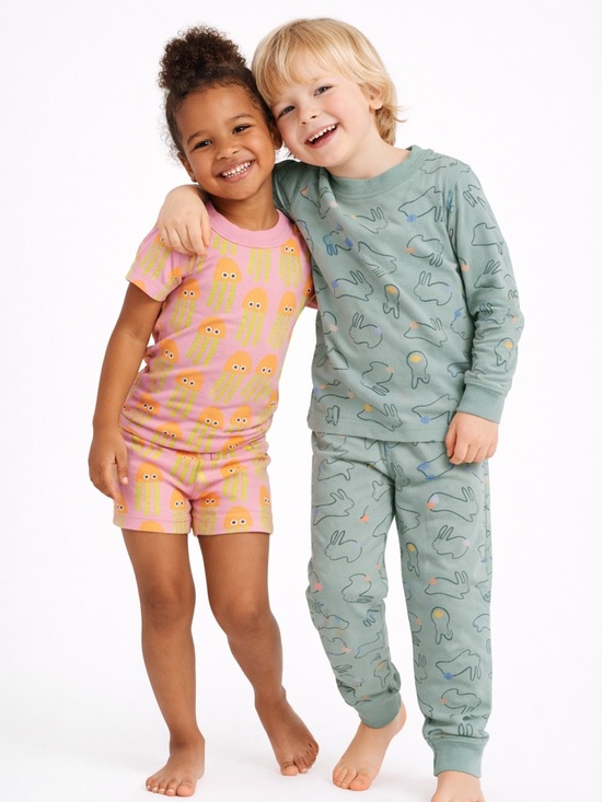 Hanna Andersson Other - Hanna Andersson 3T Springtime Bundle Organic Cotton Pajamas 2 Sets